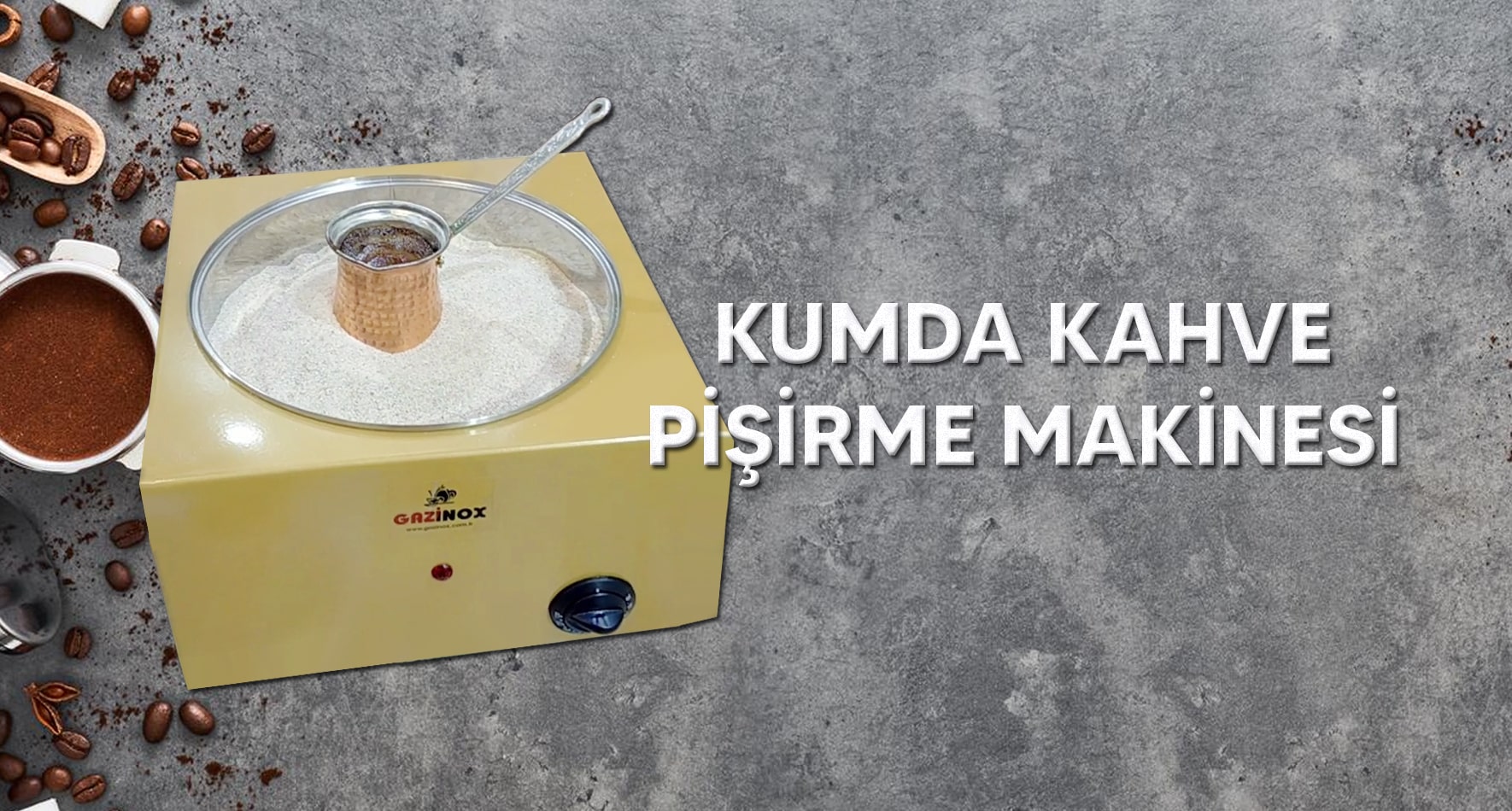 Kumda Kahve Pişirme Makinesi